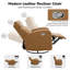 Fauteuil à bascule manuel pivotant en cuir Jemel Vegan-2066617604