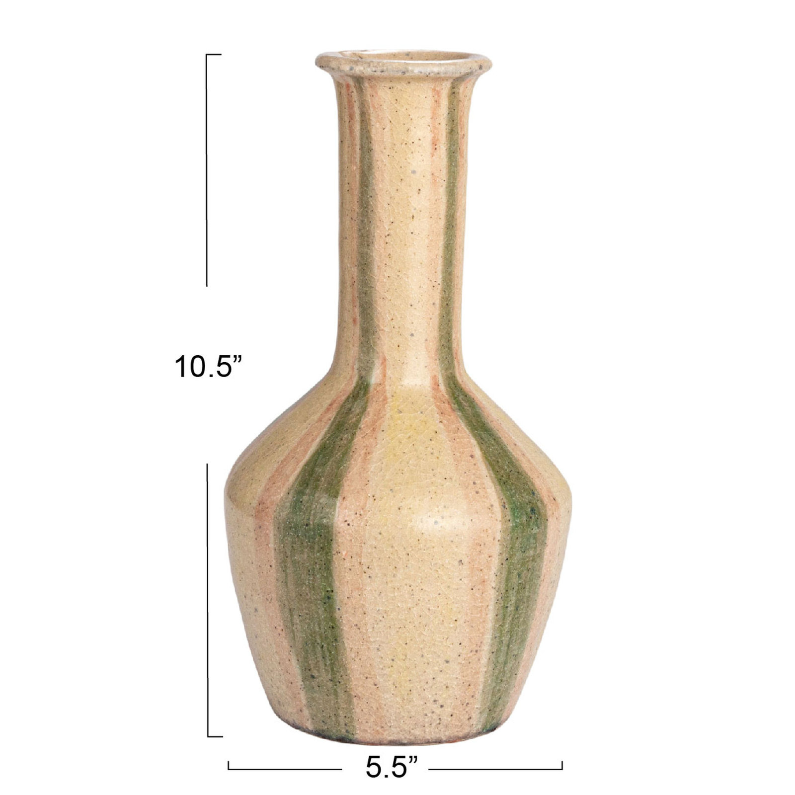 Bramfield 10.62'' Terracotta Table Vase
