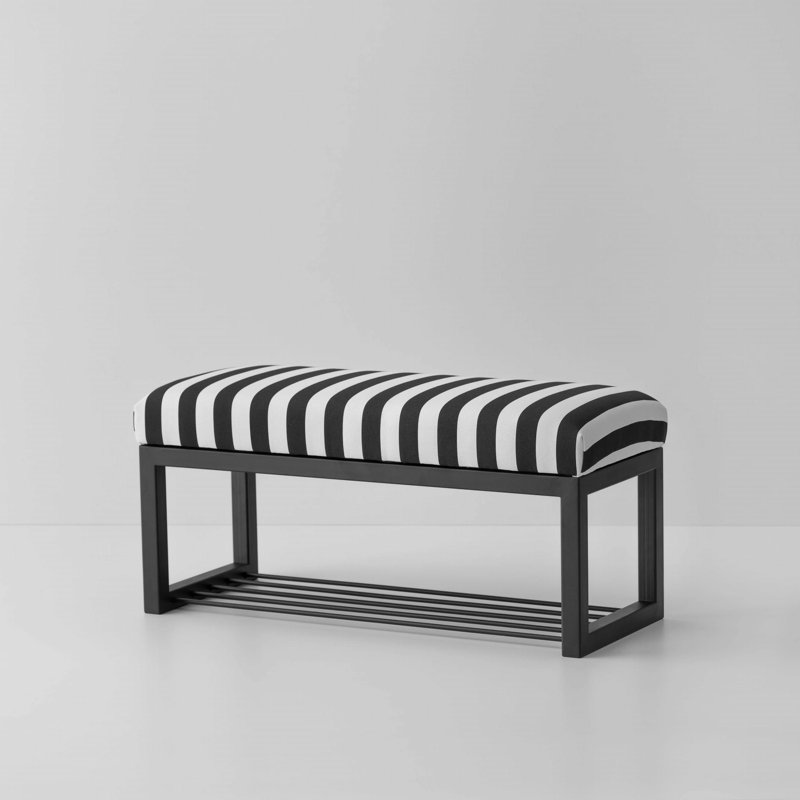 Eragon Polyester Upholstered Storage Bench, H40 x W100 x D30cm