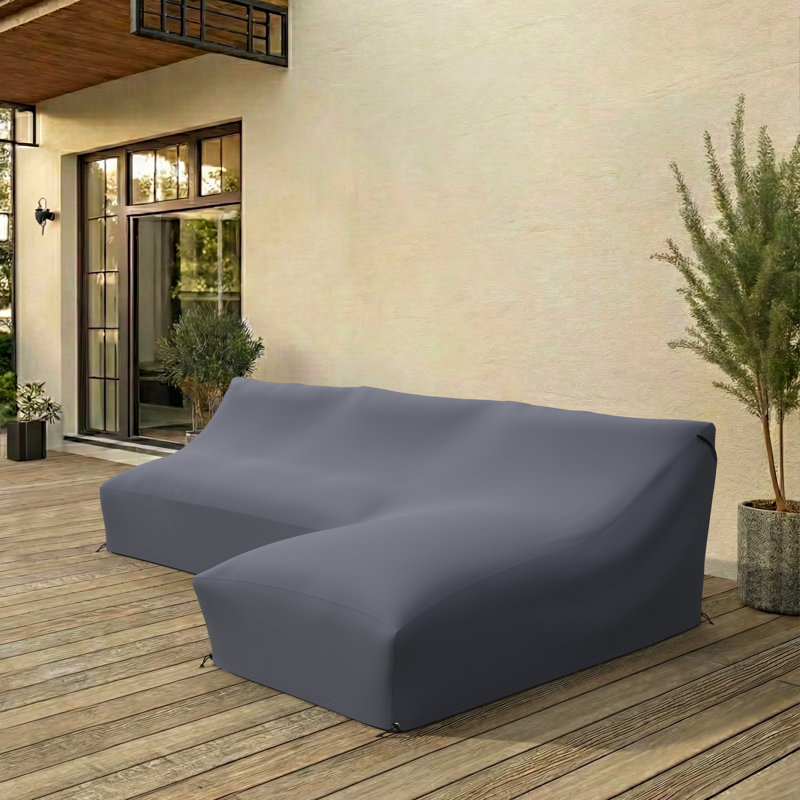 Housse pour canapé de patio modulaire en aluminium Ammon