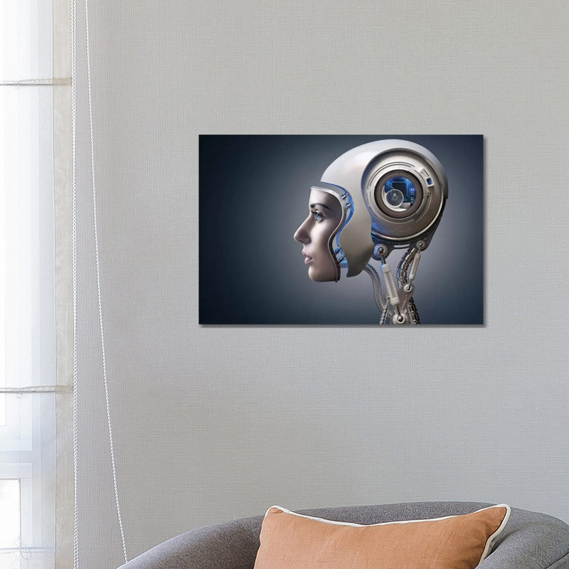 Next Generation Cyborg by Johan Swanepoel - Wrapped Canvas Print, 45.72cm H x 66.04cm W