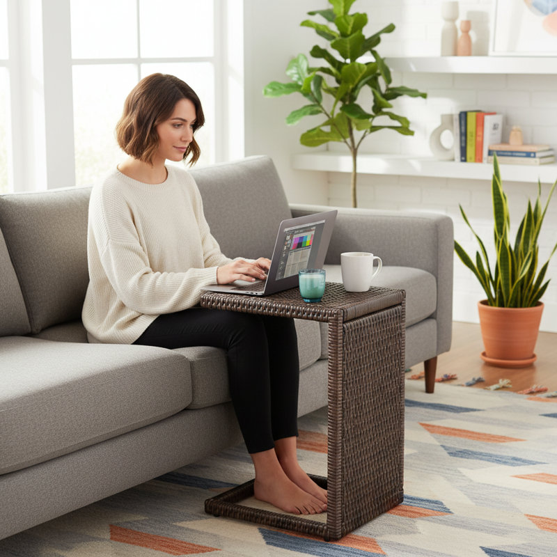 Petite table d'appoint moderne pour le salon | Idée de cadeau