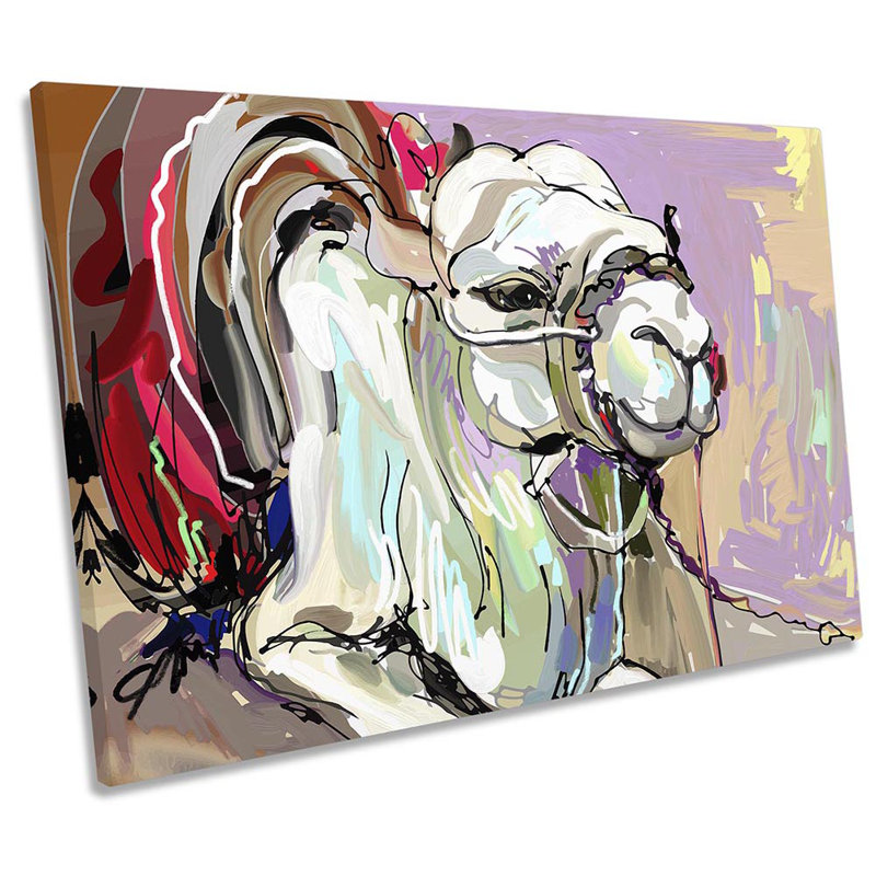 Camel Animal - Wrapped Canvas Art Prints, 30.5cm H x 45.7cm W