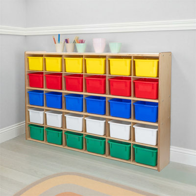 Contender 30 Compartment Cubby with Bins