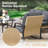 Outdoor Patio Furniture With Rocking Chair And Coffee Table-43971412