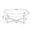 Table basse ronde rétro avec plateau en bois de sapin et pieds croisés-976338754-976338757