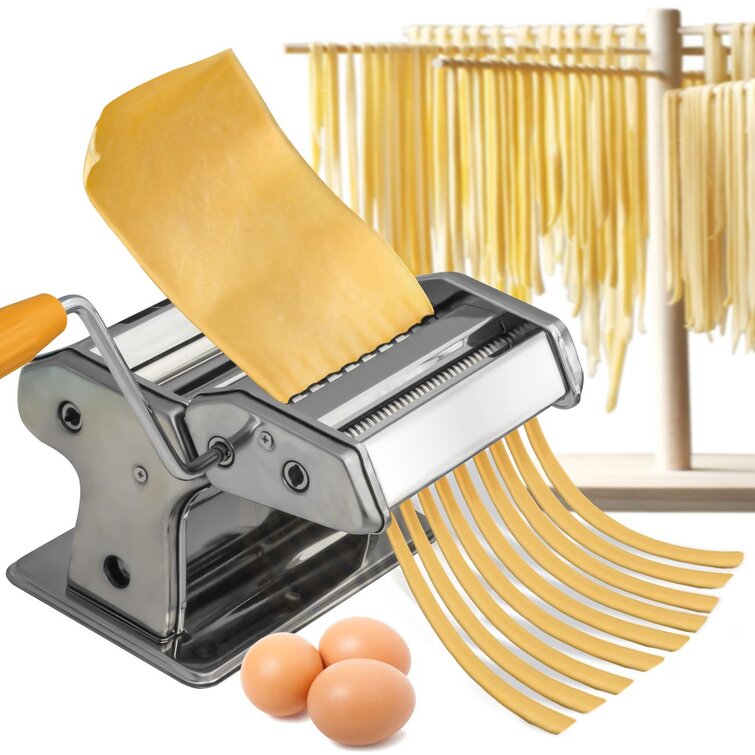 Pasta Maker Machine Manual Hand Press With 6 Gear Adjustable Thickness  Settings Stainless Steel Rolling Noodles Maker Machine - AliExpress