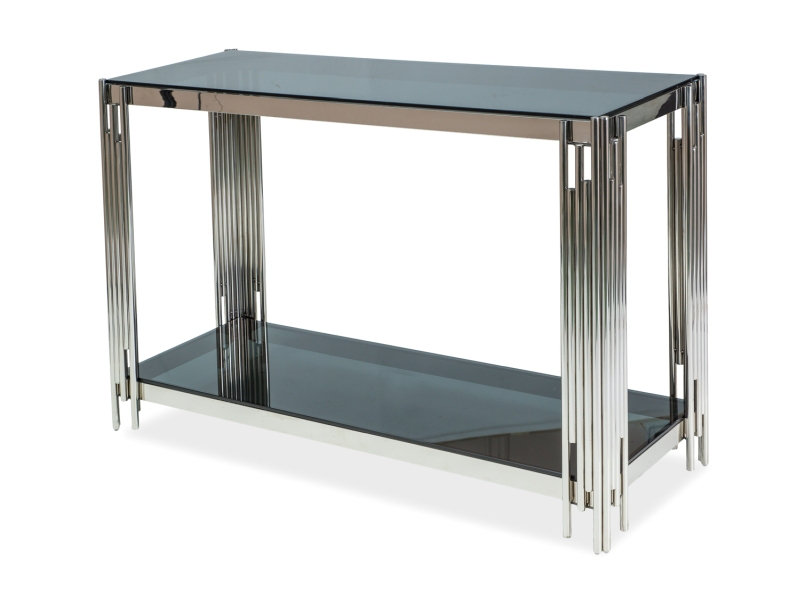 Dayro 40.00cm Glass Top Console Table