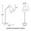 Lampe de bureau réglable en métal 20 po Arrington-1724547293