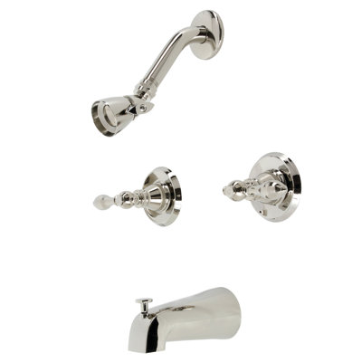 Robinet de baignoire et douche à pression équilibrée (contrôle de température seulement) avec soupape grossière