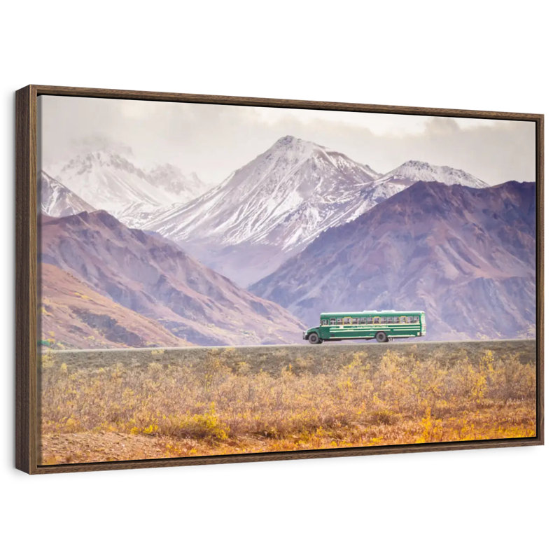 Denali Bus, 37 po x 25 po, Cadre flottant noyer