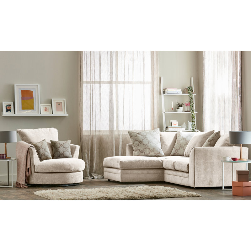 Arabella 2 - Piece Living Room Set, Left Hand, Beige