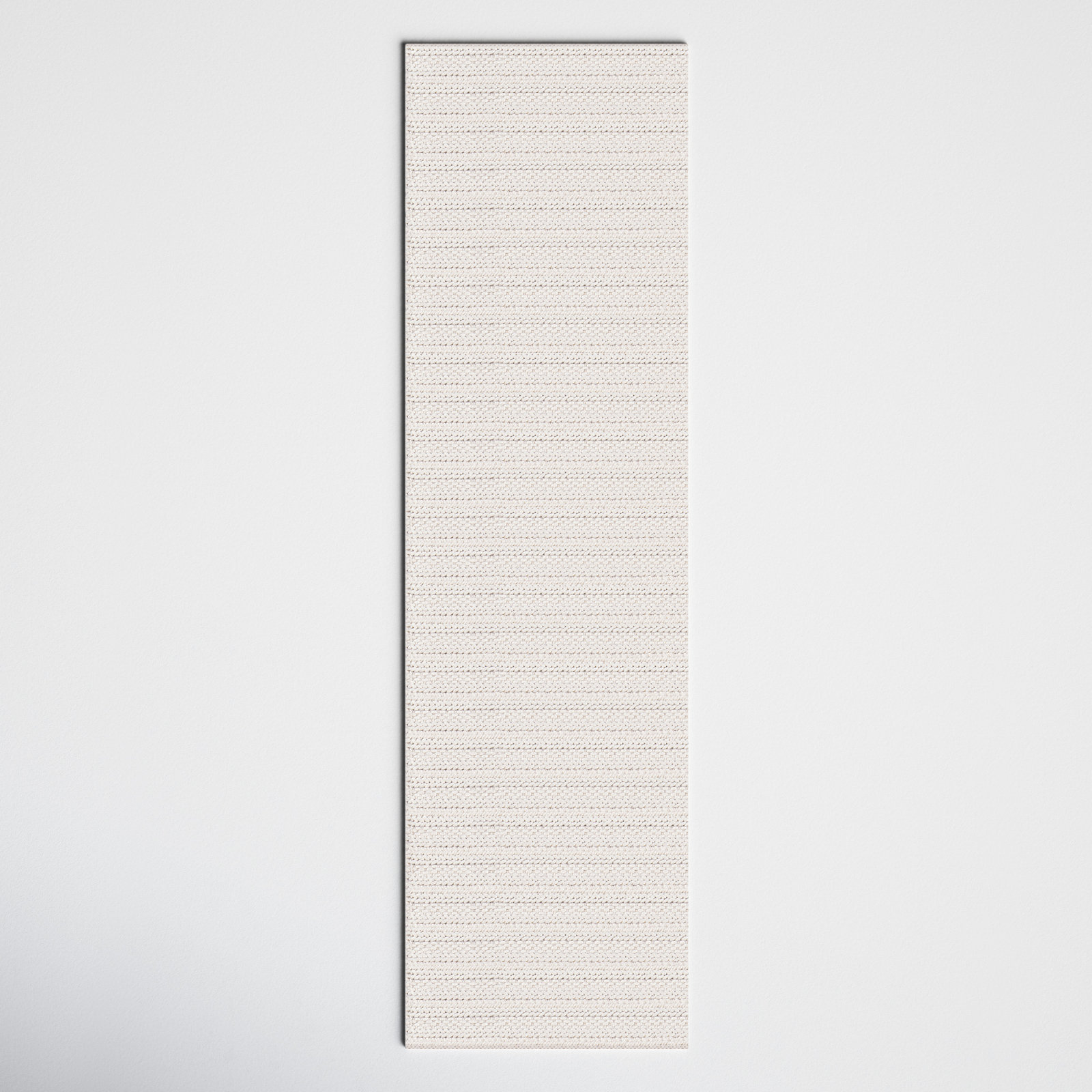 Kells Ivory Hand-Woven Geometric Jute Rug, Runner  2'3" x 8'