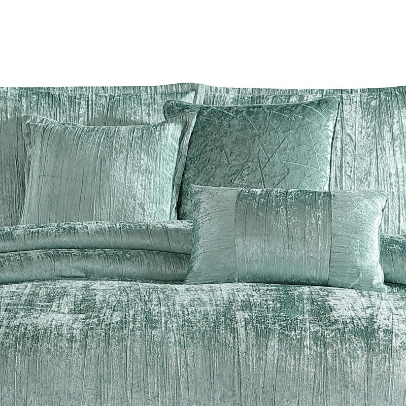 Riverbrook Home Turin Blush, Queen Comforter + 6 Additional Pieces, Purple
