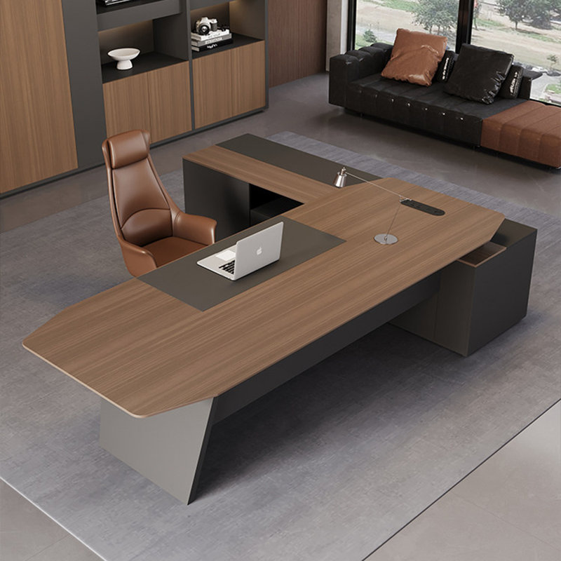 Bureau de direction en L 70,87 po, 29.53" H  x 70.87" W  x 70.87" D 