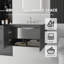 Meuble-lavabo flottant 36 po avec lavabo 36 po-133585802-133585801
