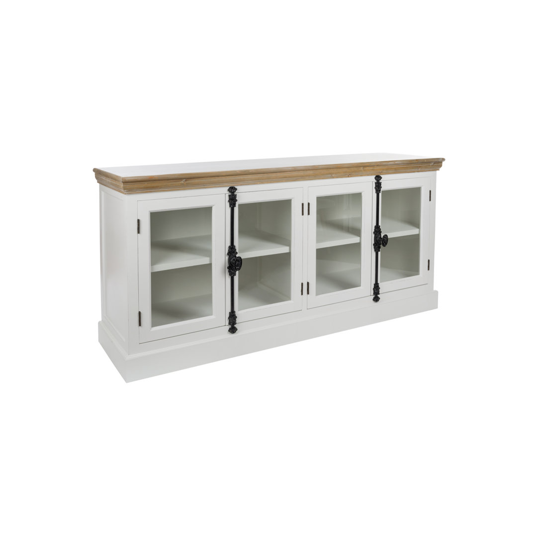 Vitrine "Florence", Mit 2 Glastüren - FSC® FSC® 100%, TSUD-COC-001718-EG