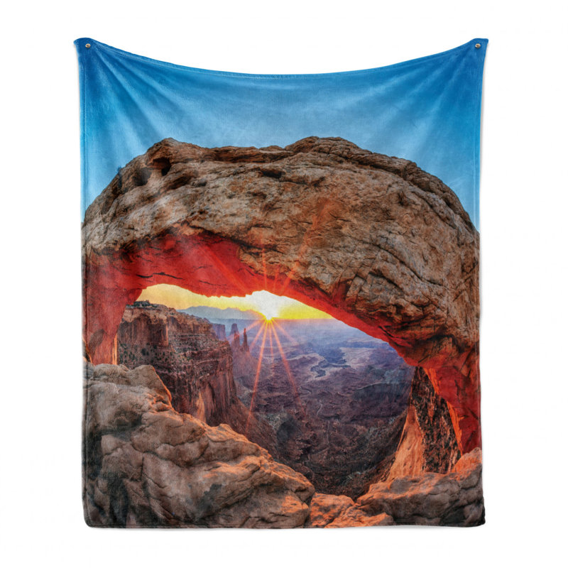 Hand Woven Throw Blanket, 50" W x 70" L