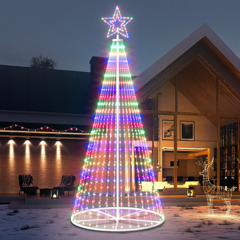 12ft Outdoor Smart Christmas Tree Cone