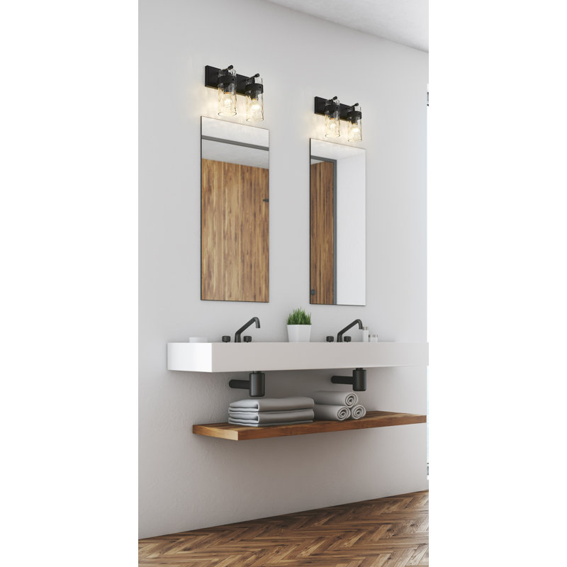Aultman 2 - Light Dimmable Vanity Light, Matte Black