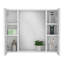 Armoire à pharmacie Artemisa, double porte, miroir, une tablette extérieure-796947224