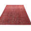 Distressed Homage Hand Knotted Wool Geometric Area Rug-1595368095