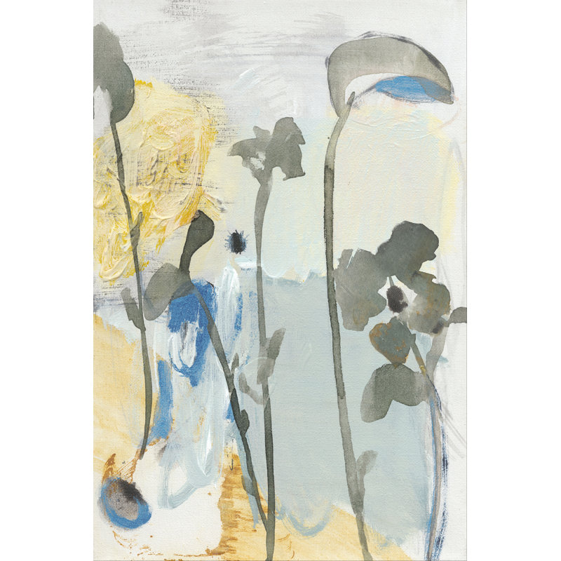 Moody Floral I by Jodi Fuchs - Wrapped Canvas Painting, 122 cm H x 81 cm W, Wrapped Canvas