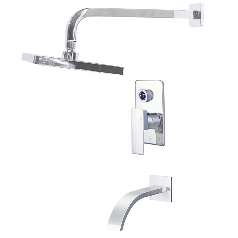 1 Handle Bathroom Tub Only Faucet with Diverter, Chrome