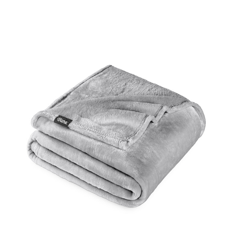 Couverture polaire Bare Home, Lit simple, Bleu moyen