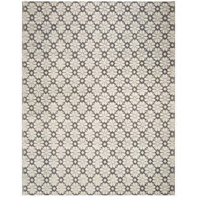 Kelton Hand Woven Wool Floral Rug