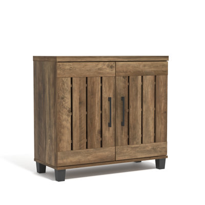 Armoire de rangement pour chaussures 2 portes Banos (ensemble de 2) - peut contenir 24 paires
