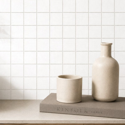 Refinery 2'' W x 2'' L Porcelain Tile Grid Mosaic Sheet