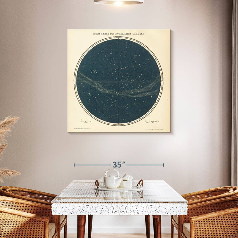 Oberle Celestial Sphere North, 39" H x 39" W