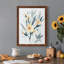 Indigo and Blush Bouquet I - Peinture sur toile encadrée-404651070-404651067