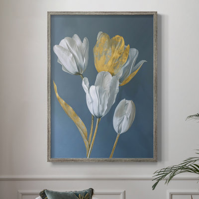 Impression encadrée FLORAL Series CIX - bois massif