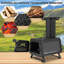 Nodal Cylinder Steel Smokeless Outdoor Fireplace
