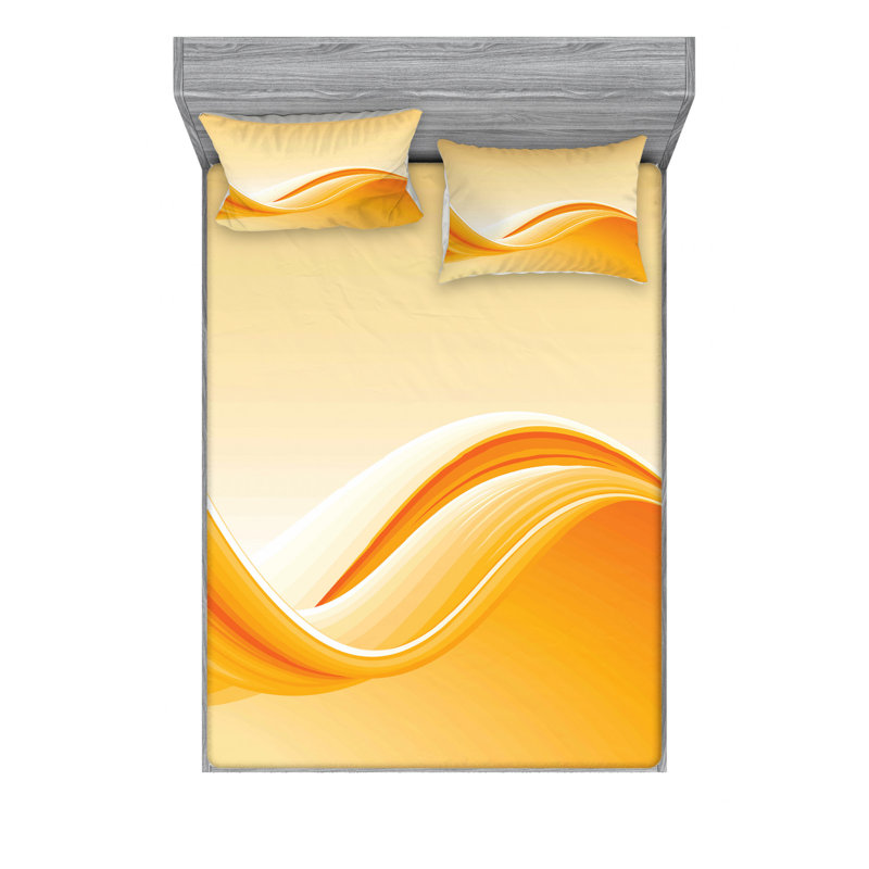 Microfiber Sheet Set, Queen Sheet Set with Fitted Sheet