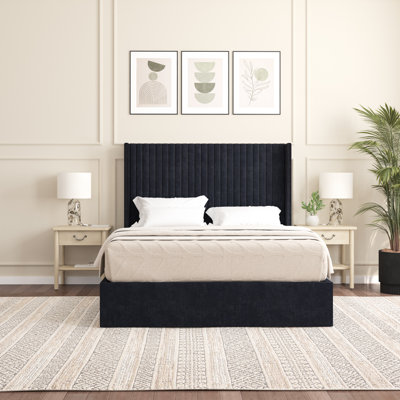 Barkat Upholstered Ottoman Storage Bed