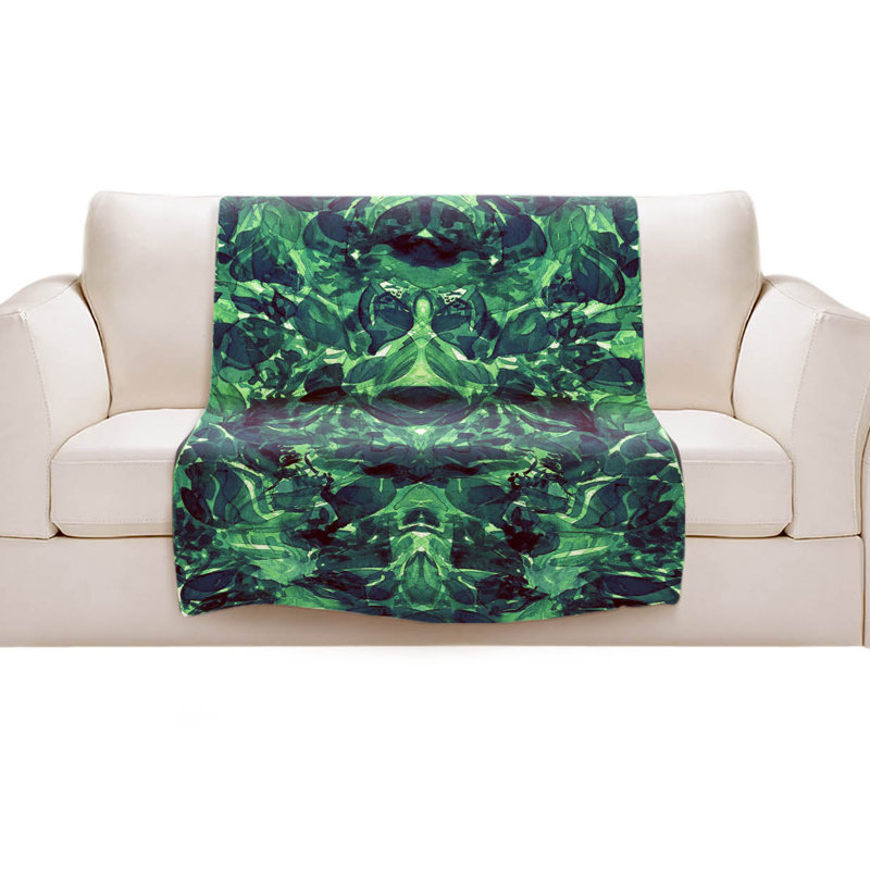 Couverture sherpa enchanted forest x doux, l 68 po x L 80 po