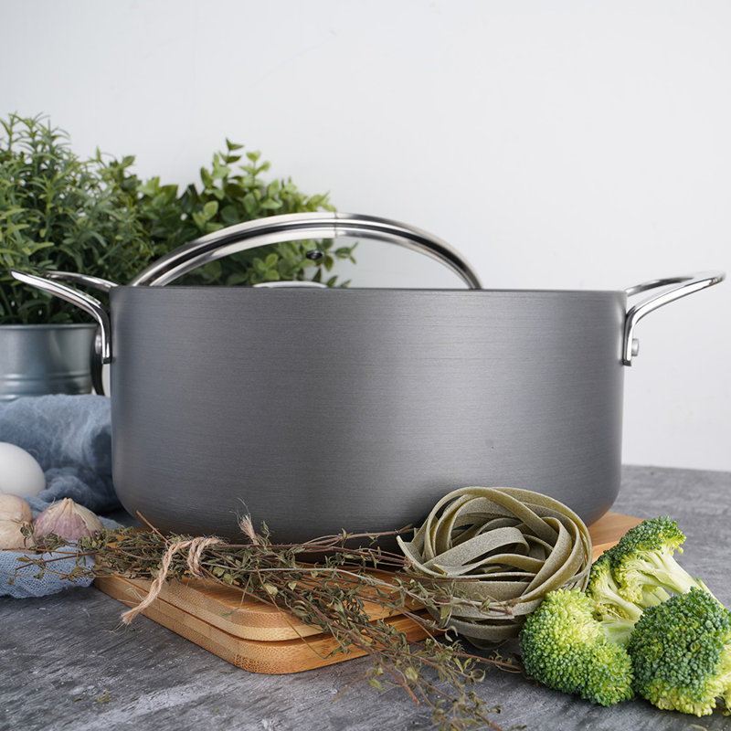 Hard Anodized Nonstick 8 Piece Cookware Set