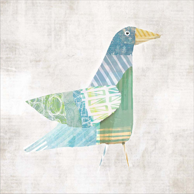«Bird» par JMB Designs, art mural sur toile, H 24 po x l 24 po x P 1,5 po
