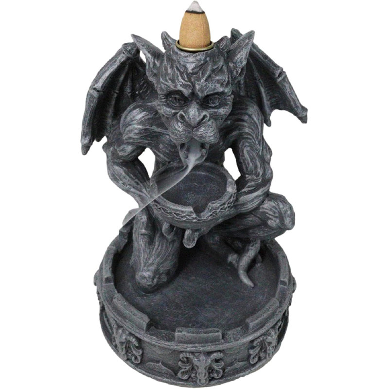 Figurine de brûleur d'encens gothique