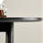 Black Oval Solid Wood Dining Table-2008016719