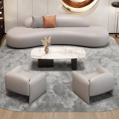 Modern high appearance level office sofa set