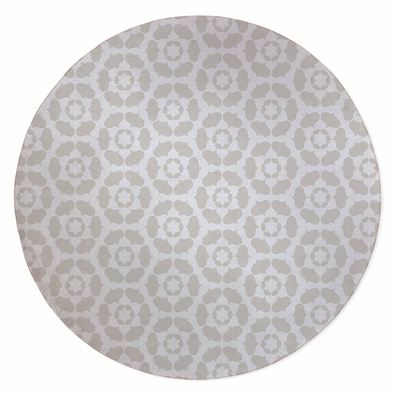 Cleo Outdoor Rug, Round 5'