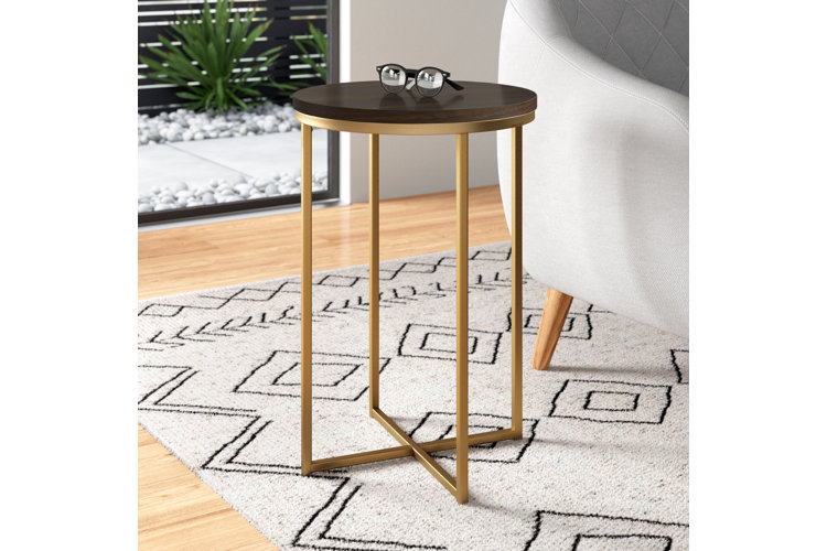 Wasser Cross Legs End Table