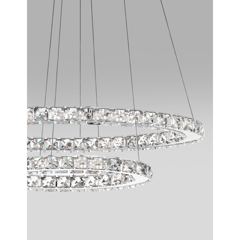 Celine 2 - Light LED Crystal Pendant