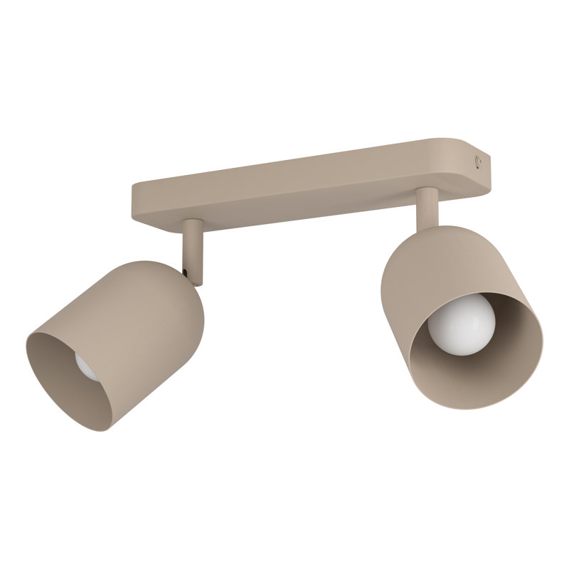 Tilston Steel Minimalist Ceiling Spotlight, 20.5cm H x 8cm W x 28cm D, Sandy, 2
