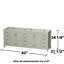 Sheffield 83" Double Bathroom Vanity Base only in Light Green