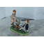 Figurine en porcelaine de style vintage 10 po x 4 po x 9 po NIFao